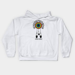 GenderBenderWear (White) - "Express Yourself Dreamcatcher" Kids Hoodie